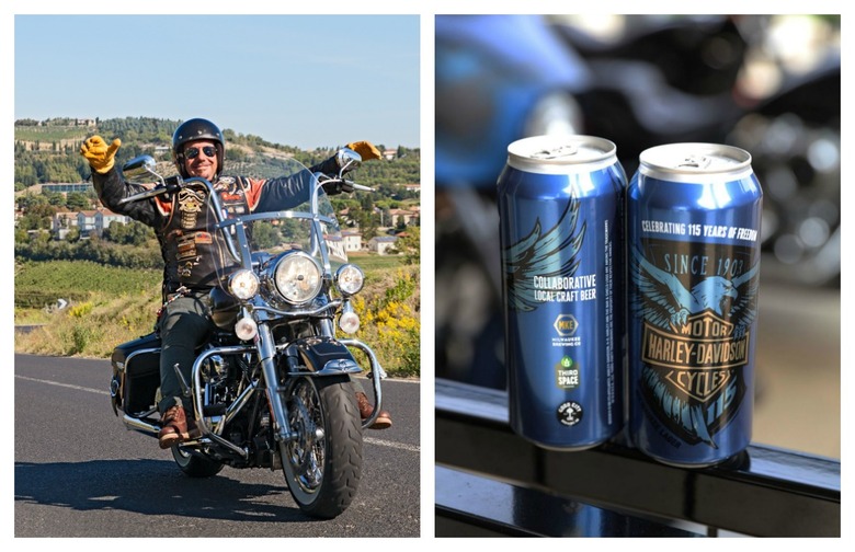 Harley rider, H-D beer
