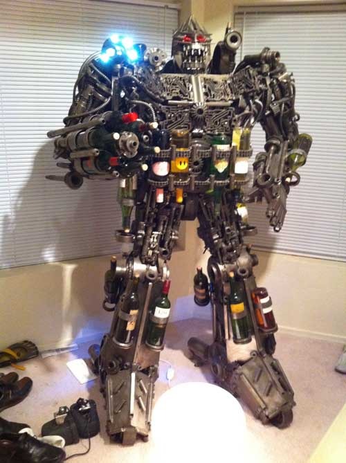 Transformers Wine Rack