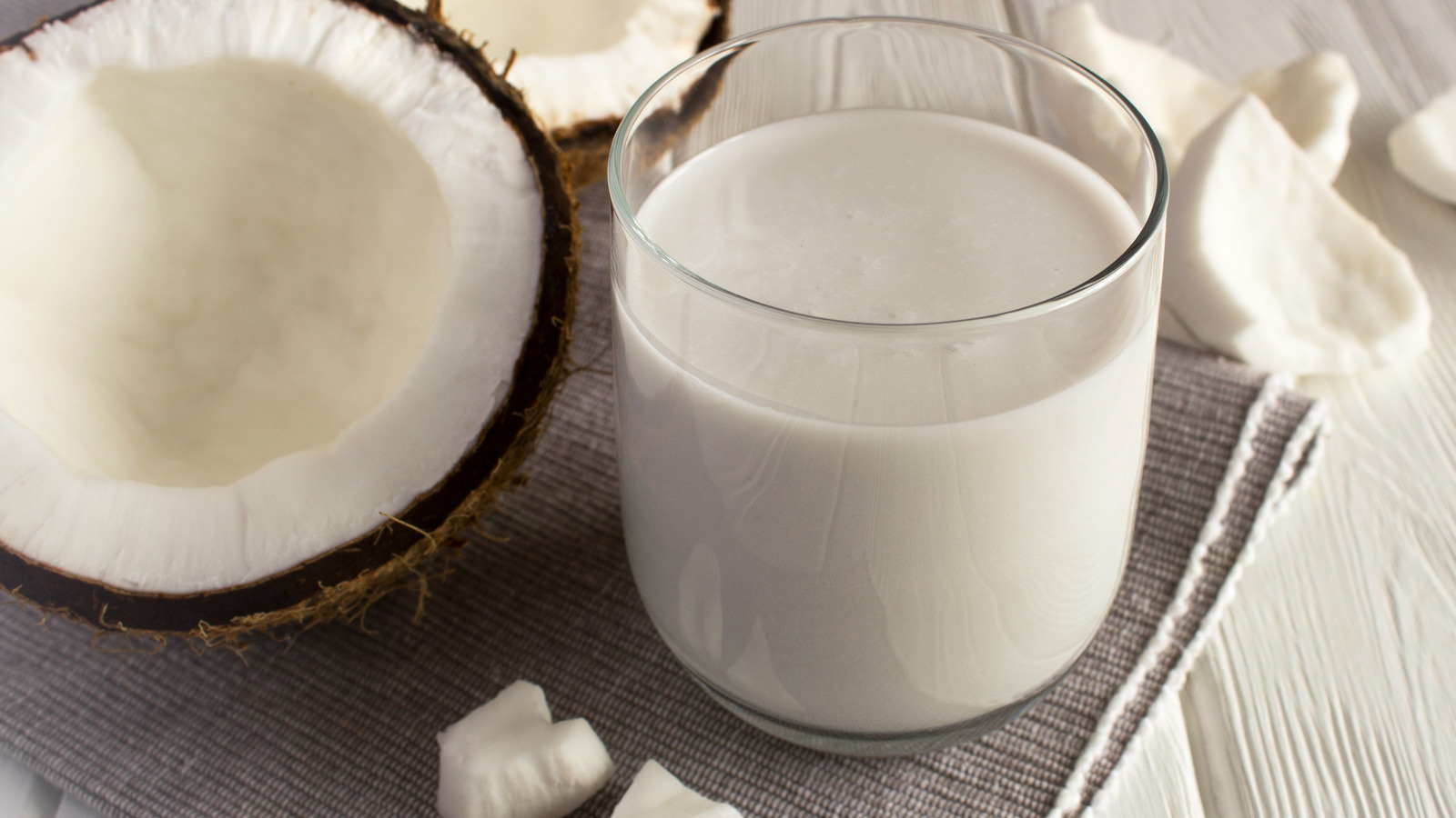 Here's How To Know If Coconut Milk Has Gone Bad
