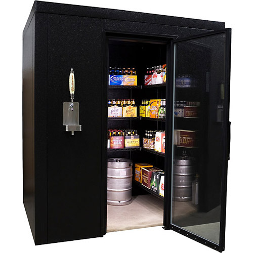 Brew Cave Walk-In Beer Cooler & Kegerator