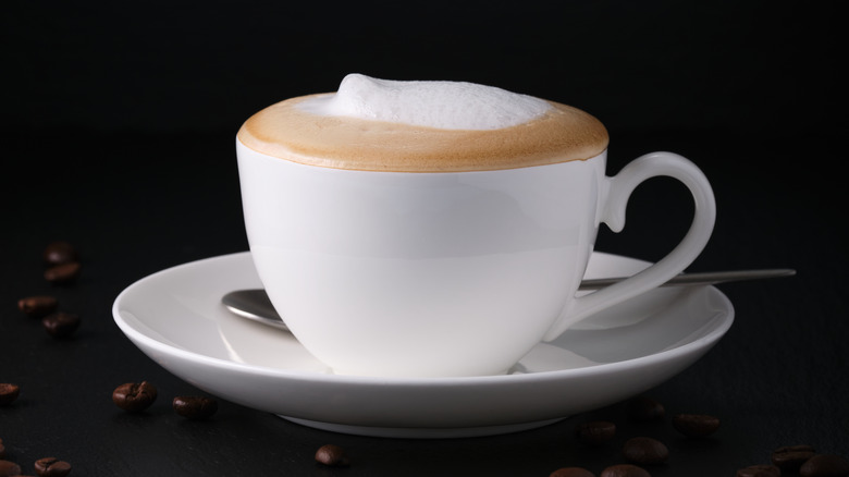 A cappuccino