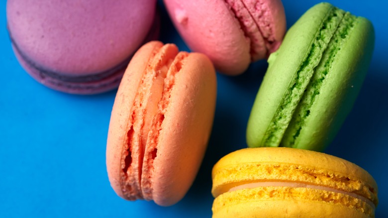 Colorful macarons