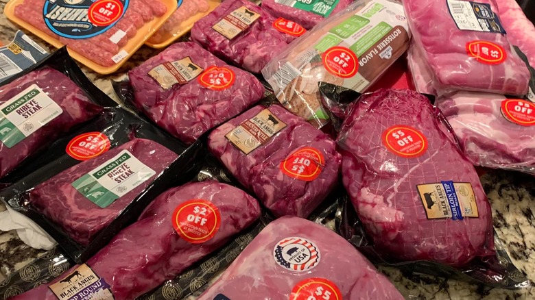 discounted meat from Aldi