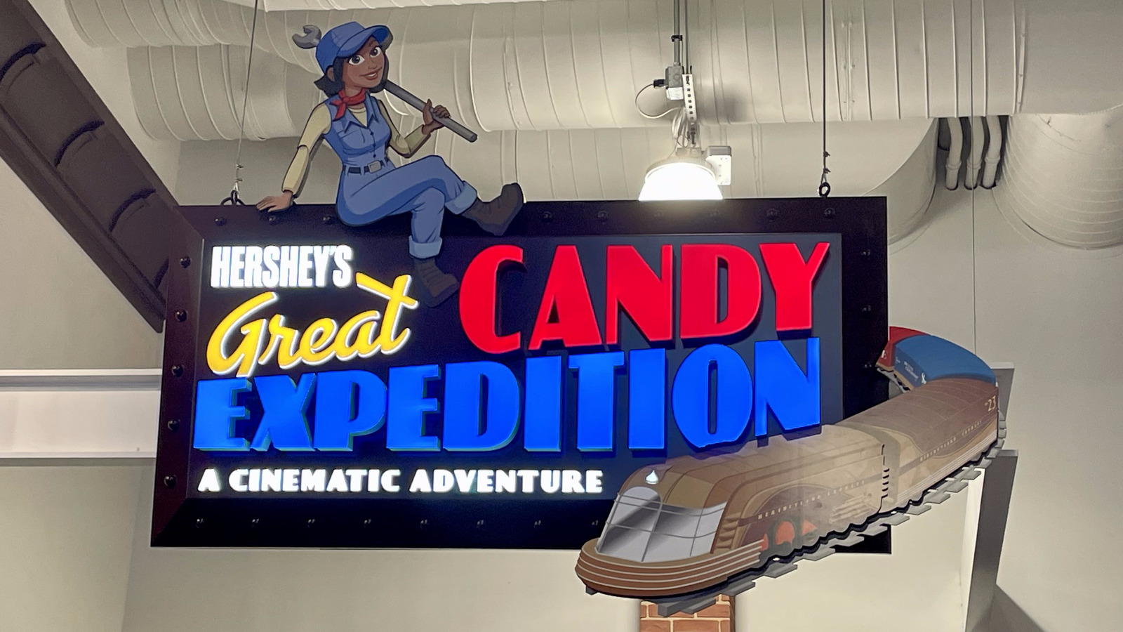 Hershey's New Great Candy Expedition Ride Review A Full Sensory Ride