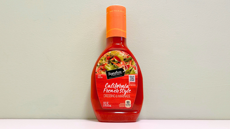 A bottle of Signature Select California French Style Dressing
