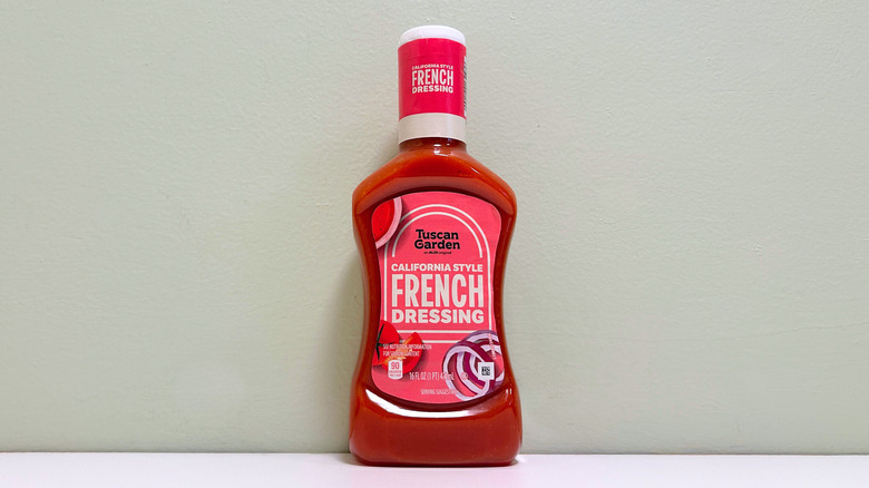 A bottle of Tuscan Garden California Style French Dressing
