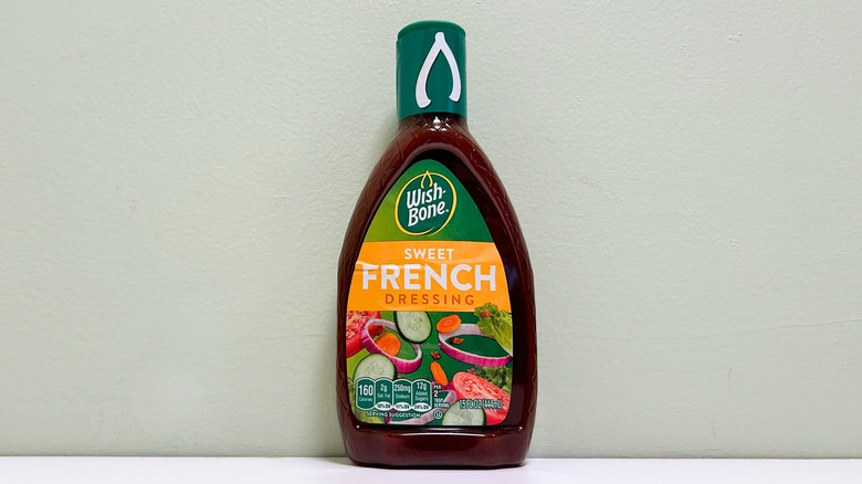 A bottle of Wish-Bone Sweet French Dressing