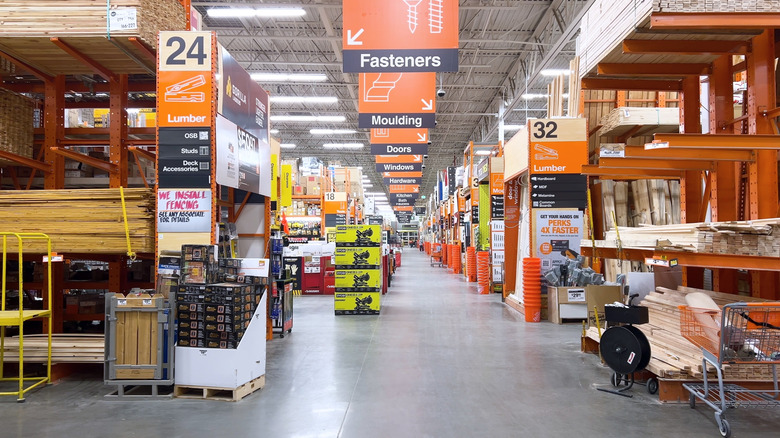 Home Depot Aisles