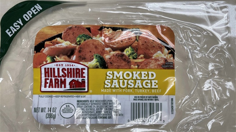 recalled Hillshire Farm smoked sausage 