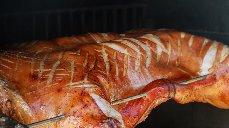Whole hog roasting