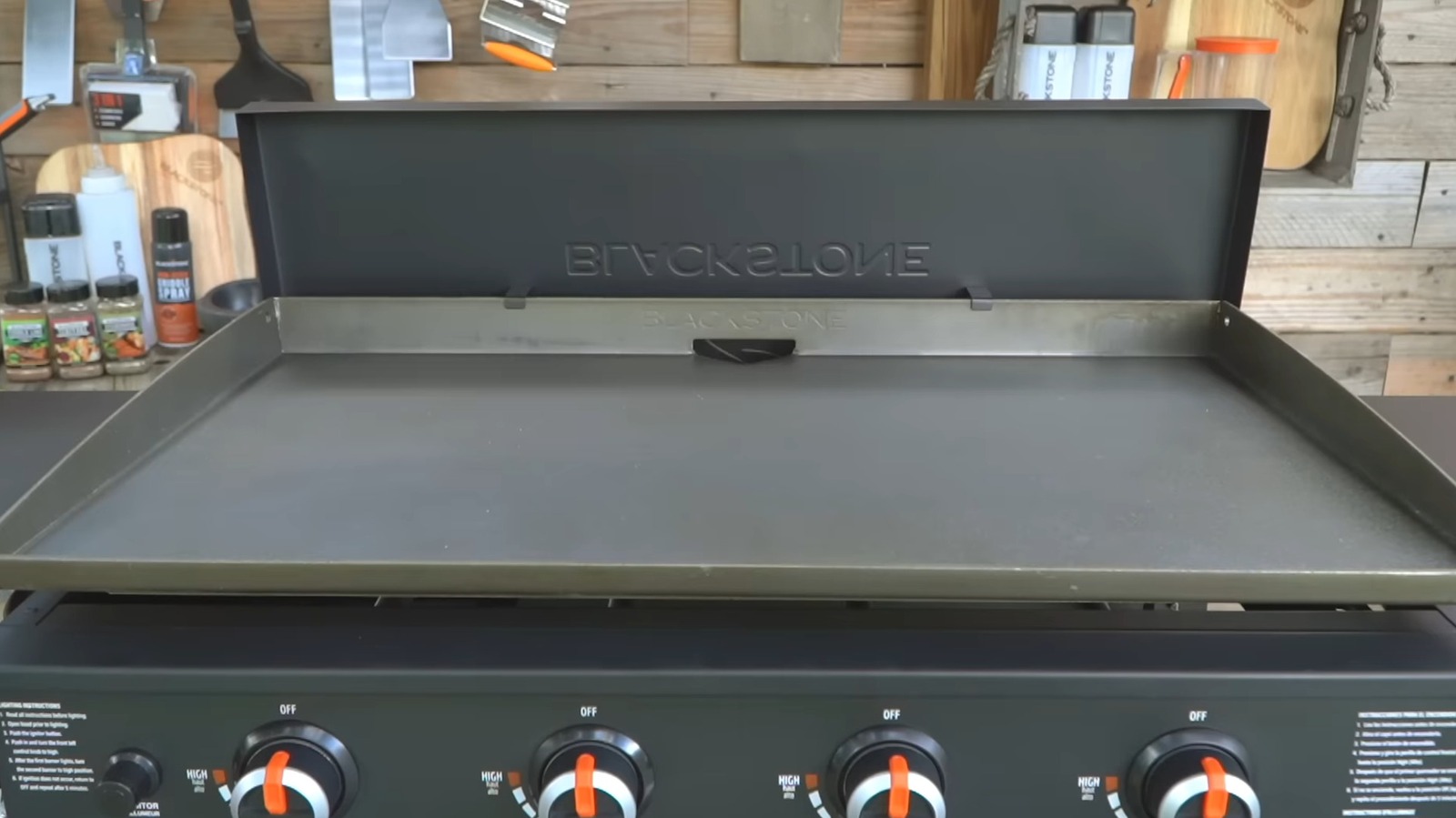 Couple Uses Home Depot Bins To Create Simple Blackstone Storage