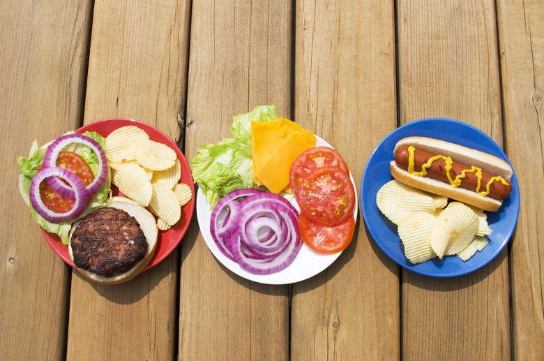 hot dog hamburger healthiest
