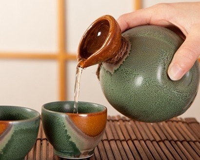 Pouring Sake