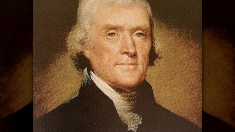 portrait of president thomas jefferson