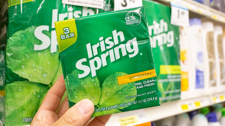 Box of Irish spring soap