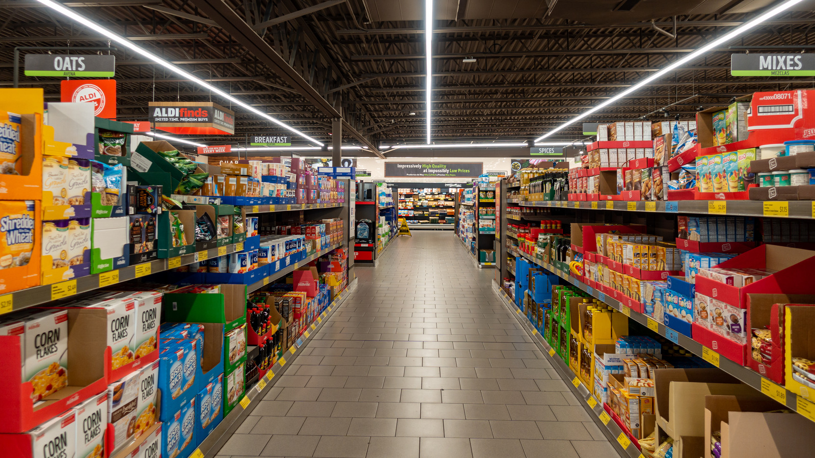 How Aldi's Food Displays Help Keep Costs Down And Customer Service Up