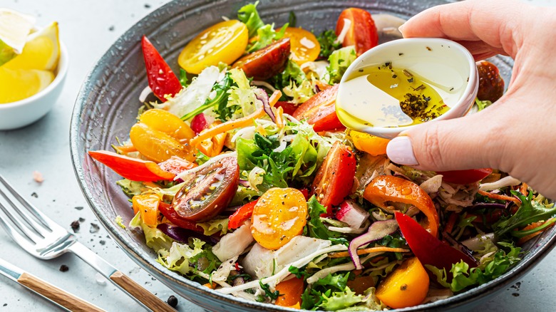 Herbed tomato salad