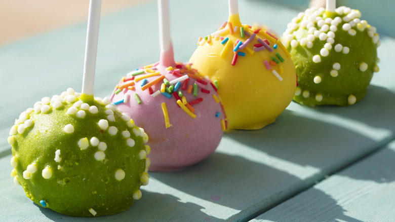 Assortment of cake pops