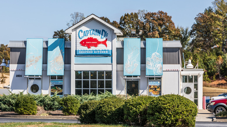 Exterior of Captain D's during day