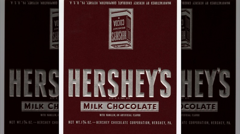 A 1950 Hershey bar wrapper