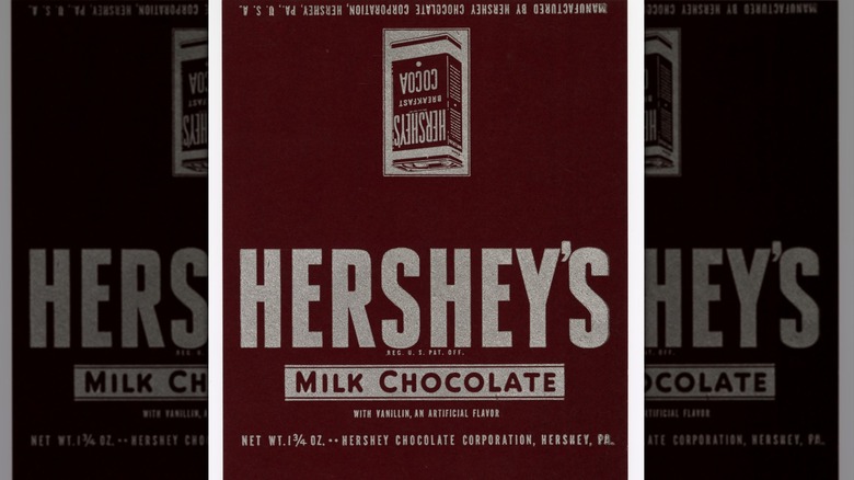A 1951 Hershey bar wrapper