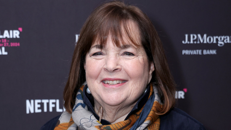 Close up of Ina Garten at an event