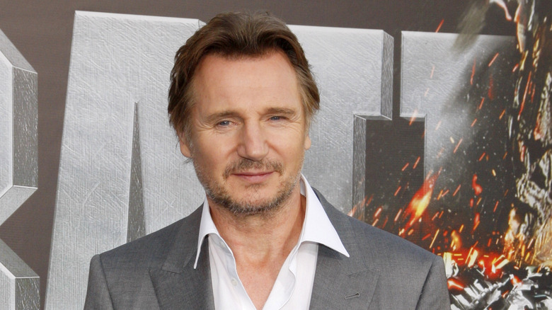 Close up of Liam Neeson