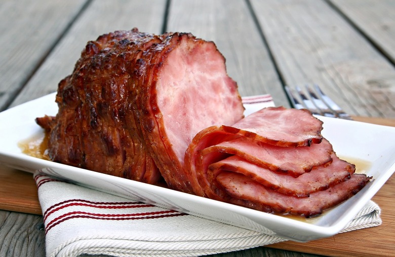 Cooked ham: Refrigerator 