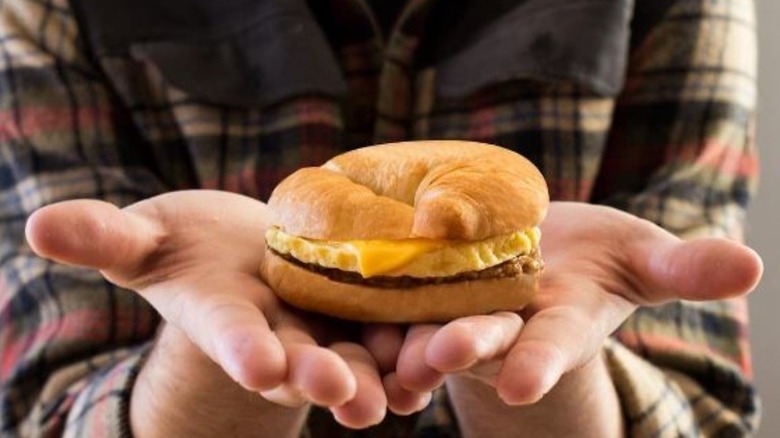Jimmy Dean's sausage egg and cheese croissant