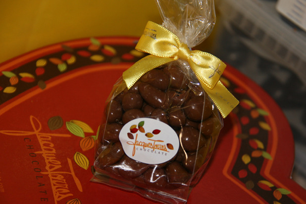 Shiny Chocolate-Covered Almonds