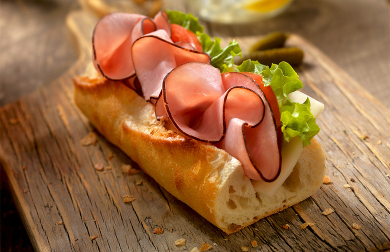 Thinly Sliced Ham and Chicken