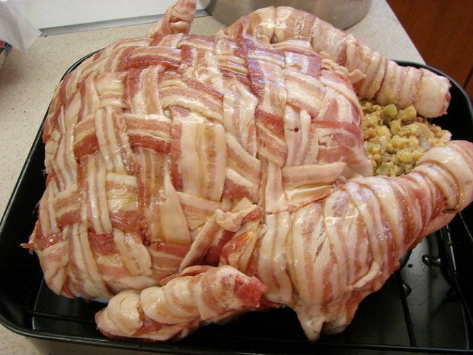 Bacon-Wrapped Turkey