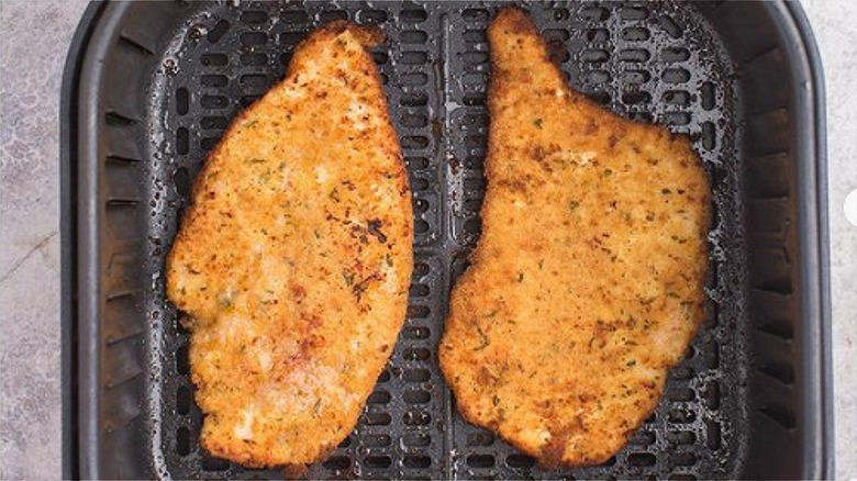 Schnitzel in the air fryer