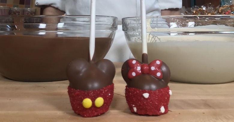 Mickey Mouse Minnie Mouse Cake Pops Disneyland