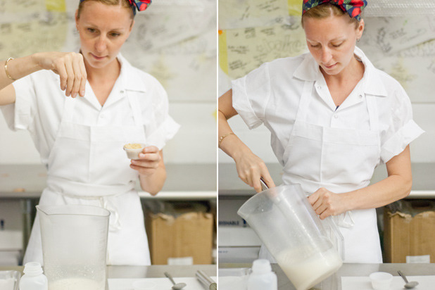 Whisk in brown sugar, salt