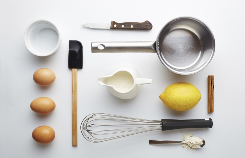 Next, assemble the kitchen tools necessary