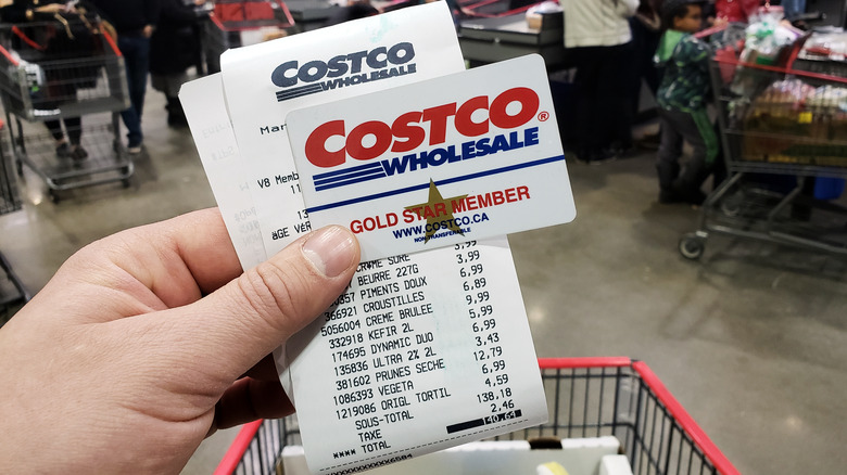 Costco receipt
