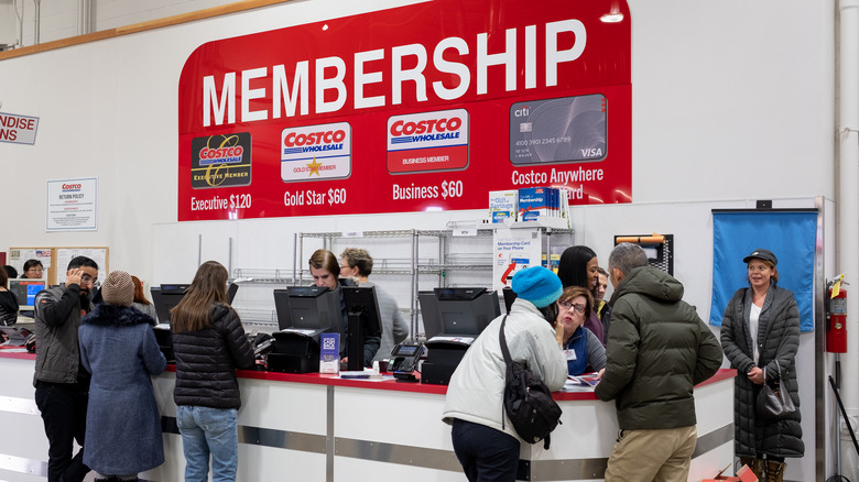 Costco membership kiosk