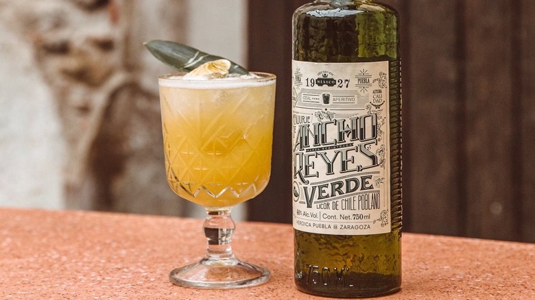 Ancho Reyes cocktail