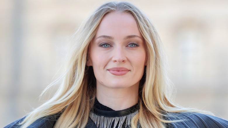 Close up of Sophie Turner smiling