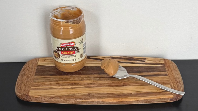 Peanut Delight No-Stir Creamy Peanut Butter jar