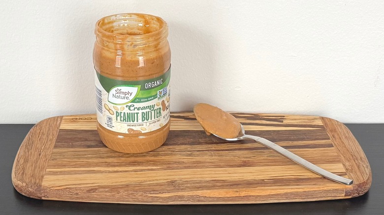 Simply Nature Organic Creamy Peanut Butter jar