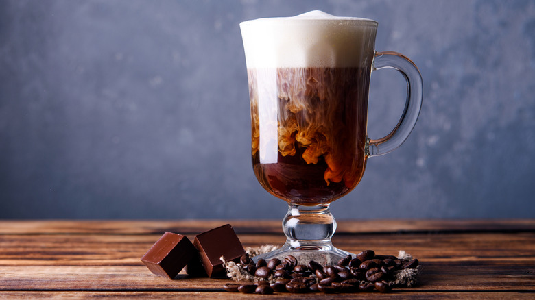 Viennese coffee with whipped cream