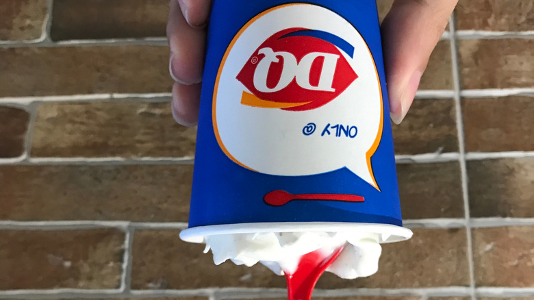Upside-down Dairy Queen Blizzard