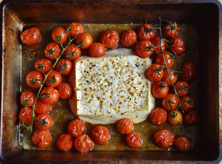 Tik Tok Baked Tomato Feta Pasta Recipe Hack - The Daily Meal