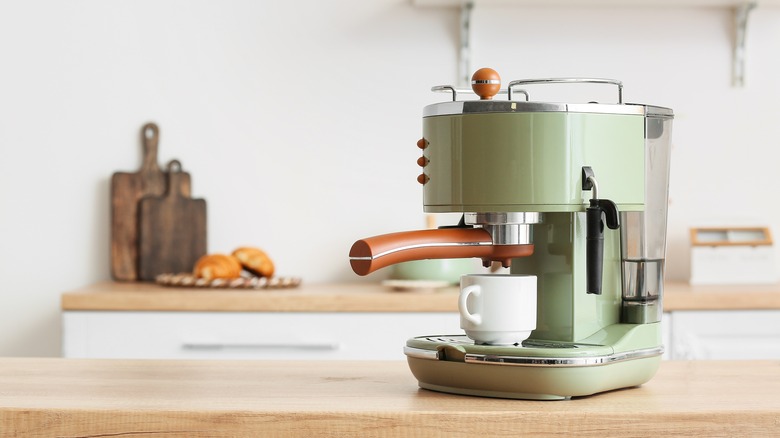 Sage espresso/coffee machine on counter