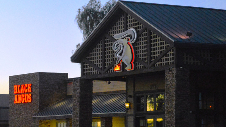 Black Angus Steakhouse restaurant exterior