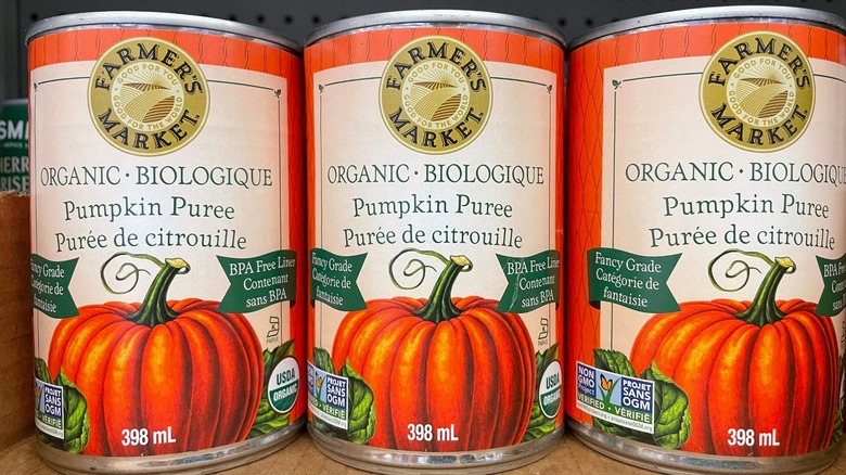 pumpkin puree cans