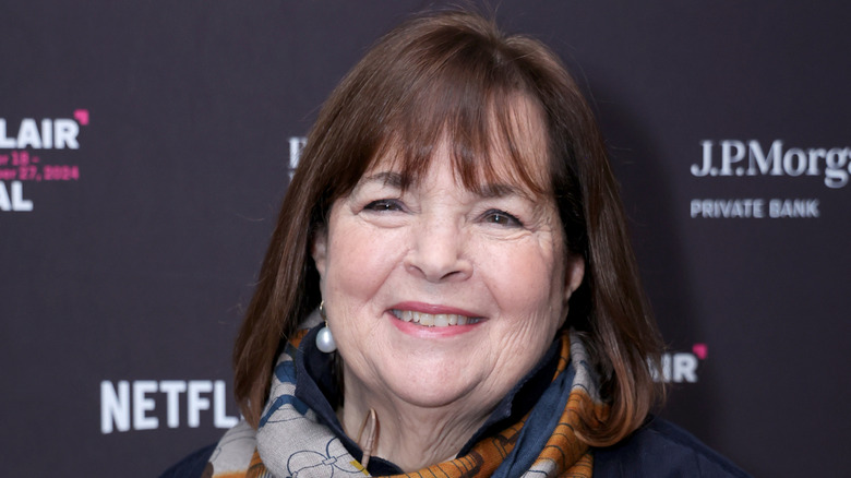 Ina Garten smiles at event