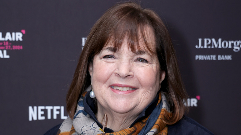 Ina Garten smiles at event